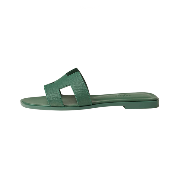 Hermés Slipper Oran Green Slides