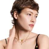 Louis Vuitton Gold Lv Floragram Necklace Jewelry premium replica - image 3