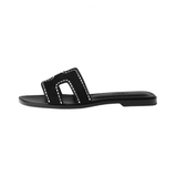 Hermès Slipper Oran Black Studded Accessory premium replica - image 1