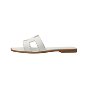 Hermès Hermès Slipper Oran White Slides premium replica - image 1