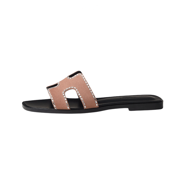 Hermès Hermès Slipper Oran Rose Perle Slides