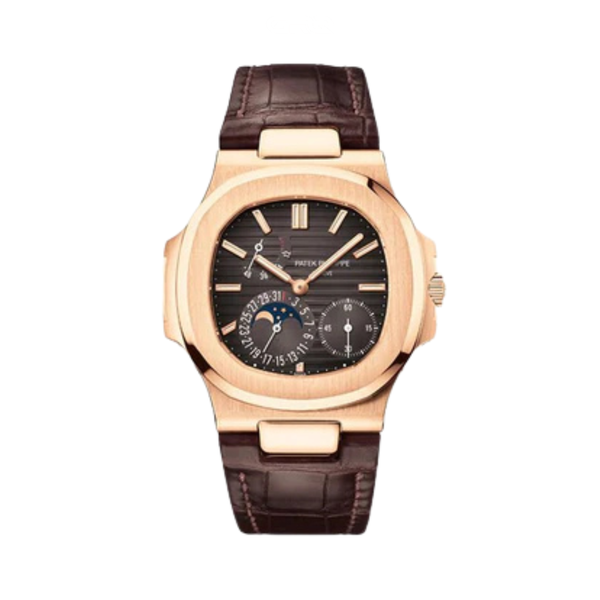 Patek Philippe Nautilus Black Brown Dial Watch