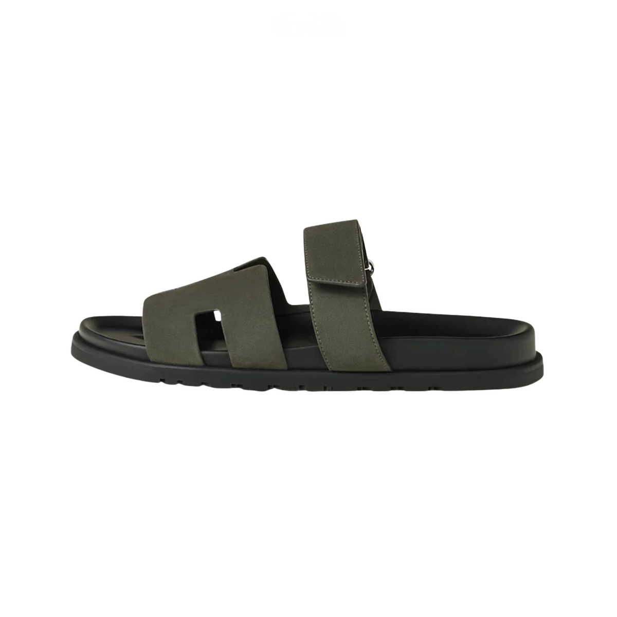 Hermès Slipper Chypre Green Goatskin Slides premium replica - image 1
