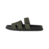 Hermès Slipper Chypre Green Goatskin Slides premium replica - image 1