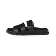 Hermès Slipper Chypre Black Calfskin Slides premium replica - image 1