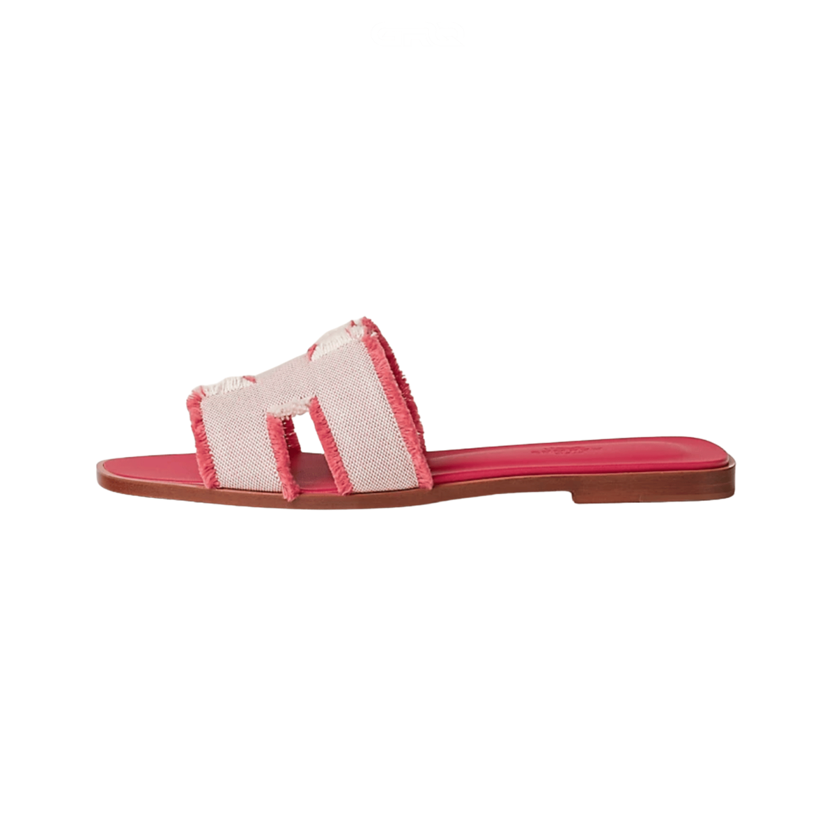 Hermès Hermès Slipper Oran Framboise Slides premium replica - image 1