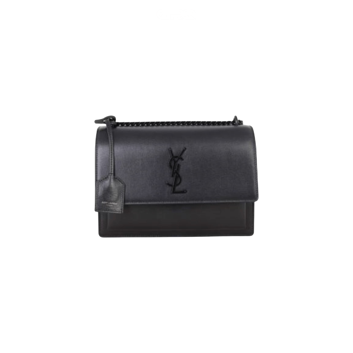 YSL Bag Sunset Medium Black Leather Bag premium replica - image 1