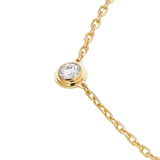 Cartier D Amour Pendant 18K-Gold Necklace Single Round Brilliant Cut-Diamond Jewelry premium replica - image 2