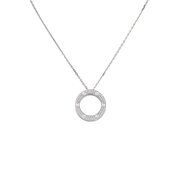 Cartier Love Pendant Paved Necklace Jewelry premium replica - image 1