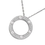 Cartier Love Pendant Paved Necklace Jewelry premium replica - image 2