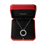 Cartier Love Pendant Paved Necklace Jewelry premium replica - image 4