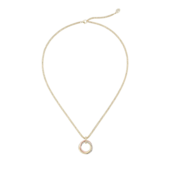 Cartier Trinity Pendant Diamonds Necklace Jewelry