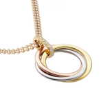 Cartier Trinity Pendant Diamonds Necklace Jewelry premium replica - image 2