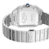 Cartier Santos De Large Green Dial Stainless Steel Watch premium replica - image 3