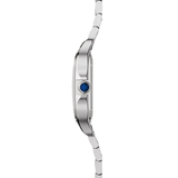 Cartier Santos De Stainless Steel Silvered Watch premium replica - image 3
