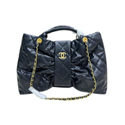 Chanel Bow Black Lambskin Bag premium replica - image 1