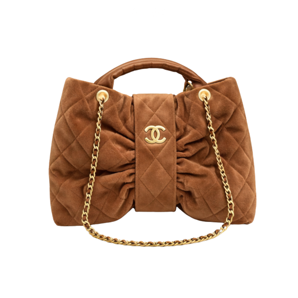 Chanel Bow Brown Bag
