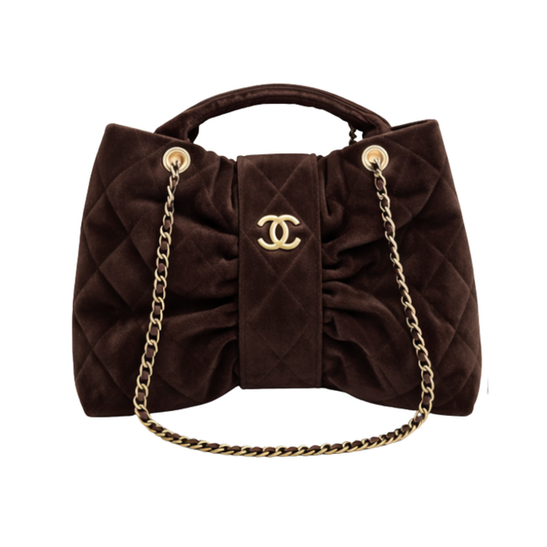 Chanel Bow Dark Brown Bag