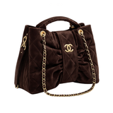 Chanel Bow Dark Brown Bag premium replica - image 2