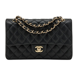 Chanel Classic Flap Black Calfskin Bag premium replica - image 1