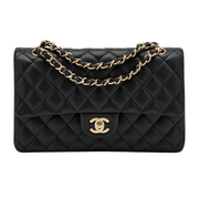 Chanel Classic Flap Black Calfskin Bag premium replica - image 1