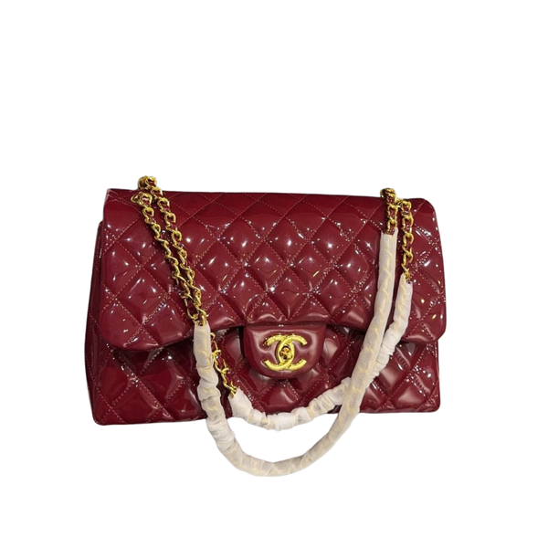 Chanel Classic Flap Burgundy Bag