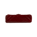 Chanel Classic Flap Burgundy Bag premium replica - image 2