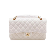 Chanel Classic Flap White Bag premium replica - image 1