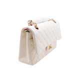 Chanel Classic Flap White Bag premium replica - image 2