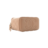 Chanel Small Vanity Case Chain Beige Bag premium replica - image 3