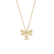 Chanel Bow Cc Logo Crystal Set Jewelry premium replica - image 1