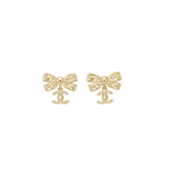 Chanel Bow Cc Logo Crystal Set Jewelry premium replica - image 2