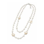 Chanel Cc Logo Multi Stone Brooch Set Gold Finish Jewelry premium replica - image 1
