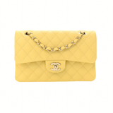 Chanel Classic Double Flap 20S Yellow Bag premium replica - image 1