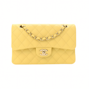Chanel Classic Double Flap 20S Yellow Bag premium replica - image 1