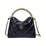 Chanel 24B Mini Top Handle Chain Black Bag premium replica - image 1