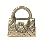 Chanel Small Kelly Shopper Metallic Gold Bag premium replica - image 1