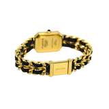 Chanel Première Black Yellow Chain Leather Strap Watch premium replica - image 3