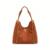 Chanel City Zip Tote Signature Canvas Mahogany Brown Bag premium replica - image 1
