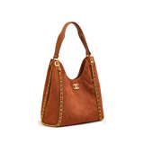 Chanel City Zip Tote Signature Canvas Mahogany Brown Bag premium replica - image 2