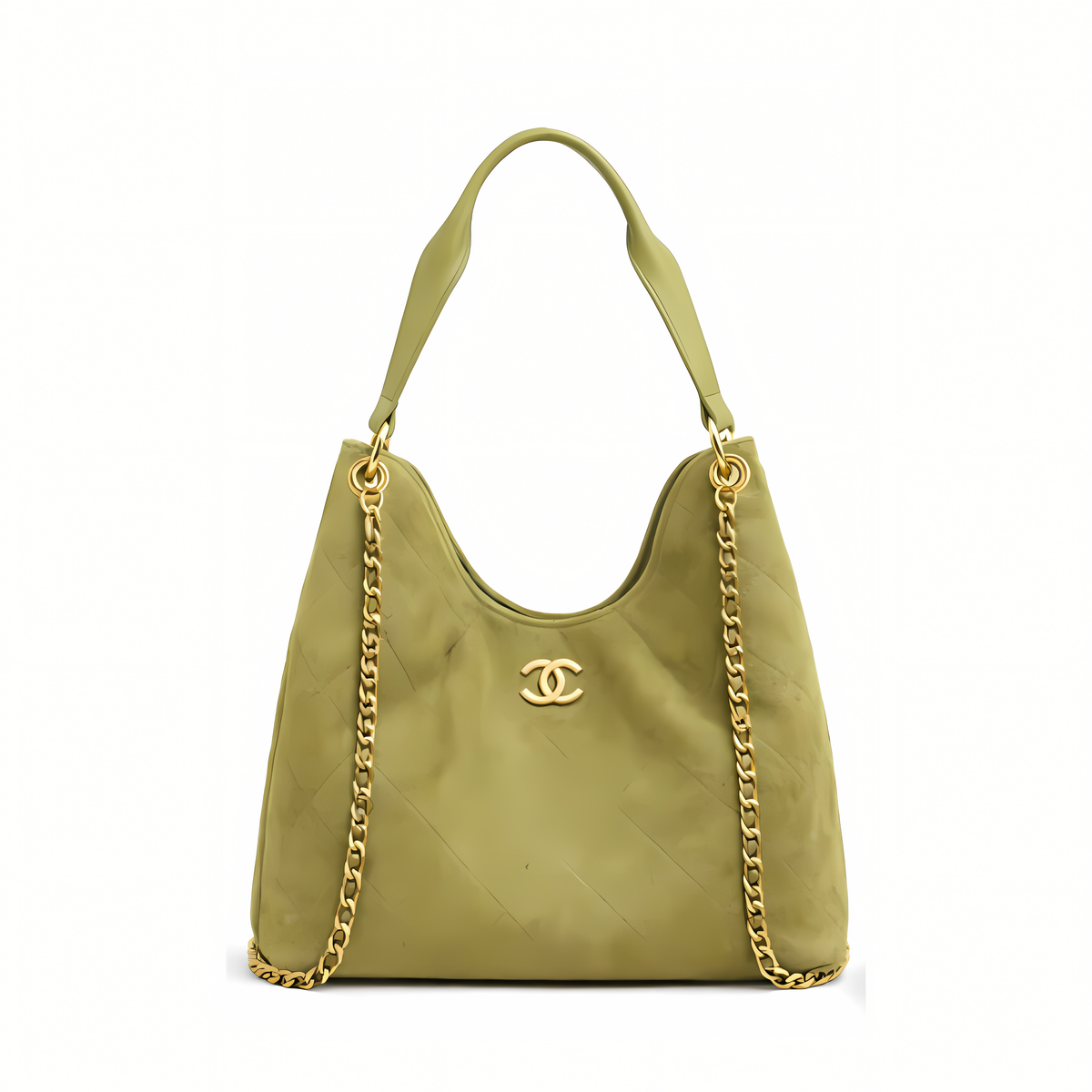 Chanel City Zip Tote Signature Canvas Mahogany Bag premium replica - image 1