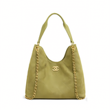 Chanel City Zip Tote Signature Canvas Mahogany Bag premium replica - image 1