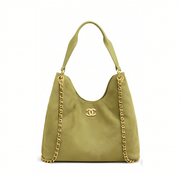 Chanel City Zip Tote Signature Canvas Mahogany Bag premium replica - image 1