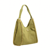 Chanel City Zip Tote Signature Canvas Mahogany Bag premium replica - image 2