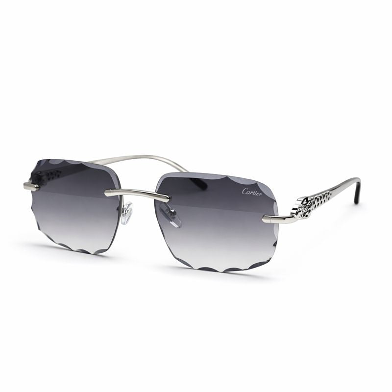 Cartier Chic Black Aviator Sunglasses premium replica - image 1