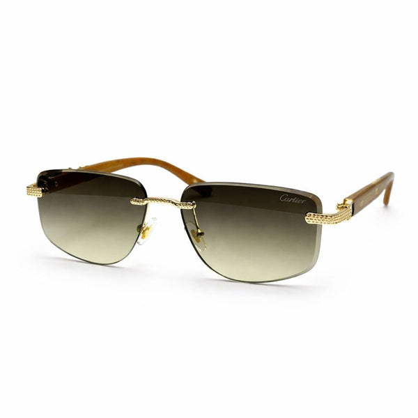 Cartier Black Aviator Fashion Sunglasses