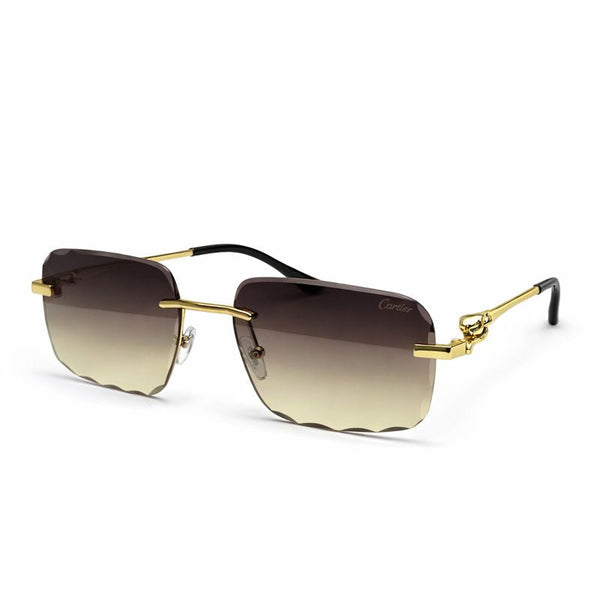 Cartier Modern Black Lens Sunglasses