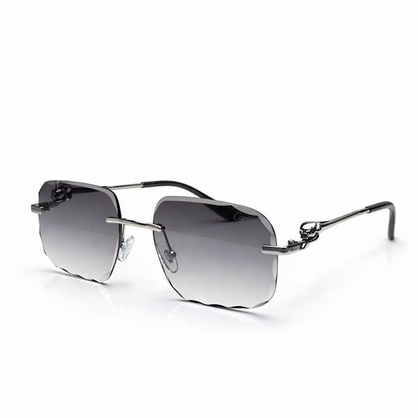 Cartier Bold Black Lens Sunglasses