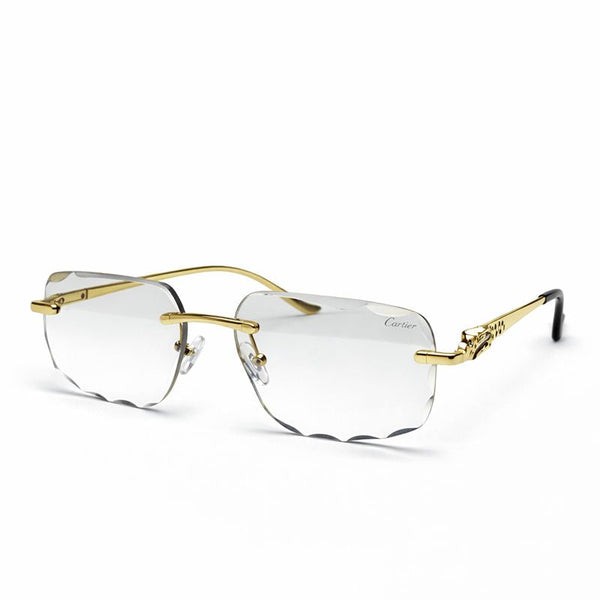 Cartier Classic Rimless Frame Sunglasses