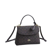 Coach Bag Emory Top Handle Pebble Choclate Bag premium replica - image 1